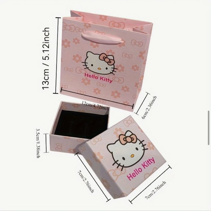 Колие Hello Kitty + Кутия и торбичка