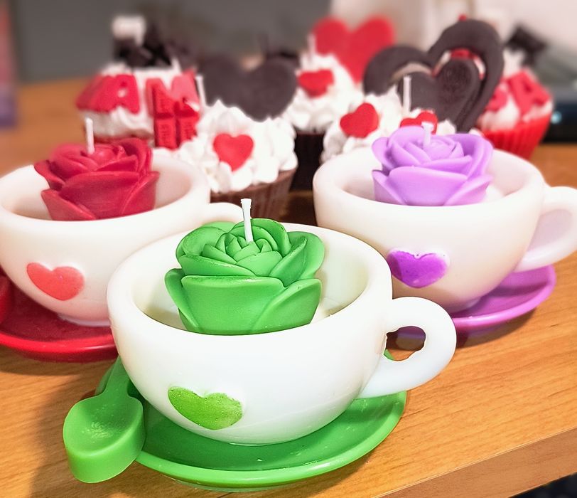 Ароматни свещи ръчно изработени