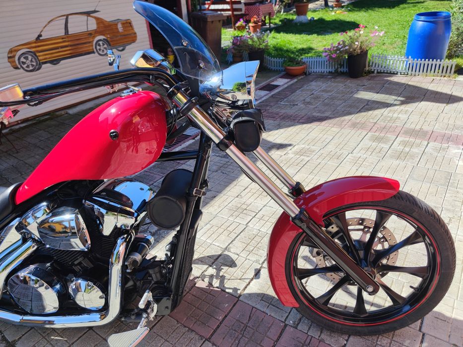 Honda Fury custom chopper VT1300 cruiser intruder vulcan Harley