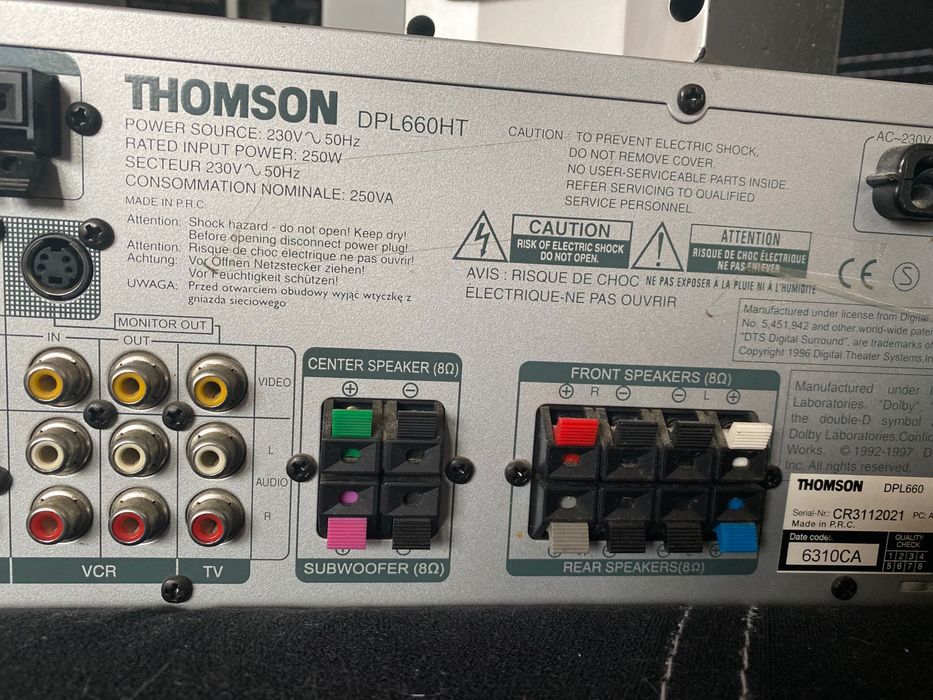 Система за домашно кино - Thomson dpl660ht sound system