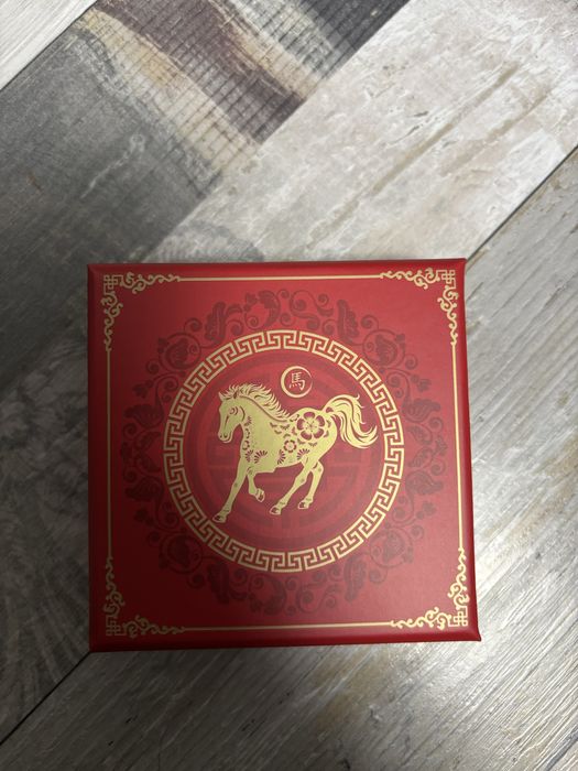 Сребърна монета Година на Коня 2026 31.1гр (1toz)