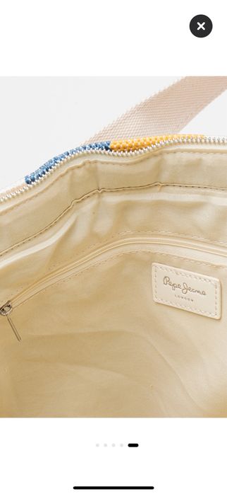 Чанта от плат Pepe Jeans
