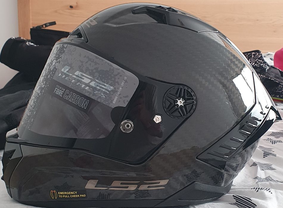 Cască LS2 FF805 Thunder Carbon – Pachet Complet Marime M