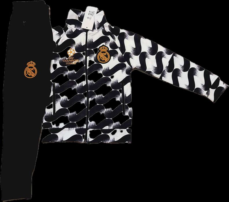 Екип с дълъг Ръкав Реал Мадрид 2 цвята Анцузи МБАПЕ + Други комплекти