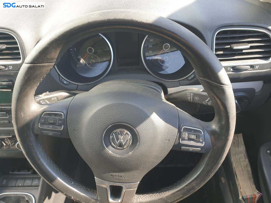 Volan Piele 3 Spite FARA Airbag cu Comenzi Volkswagen Sharan 2010 - 2015 [Q2045]
