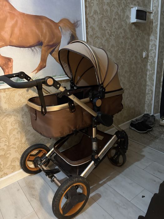 коляска коричневый