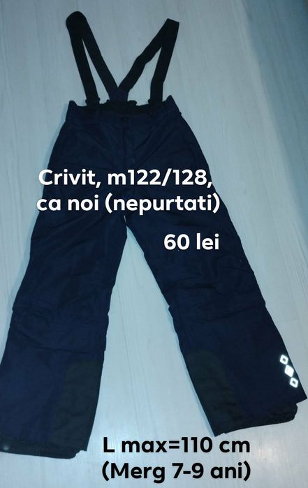Salopeta  Crivit impecabila 7-9 ani