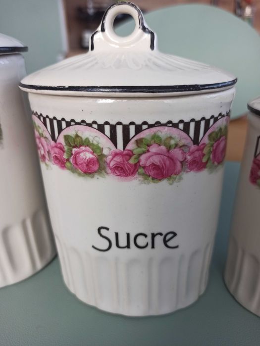 Френски винтидж керамични буркани