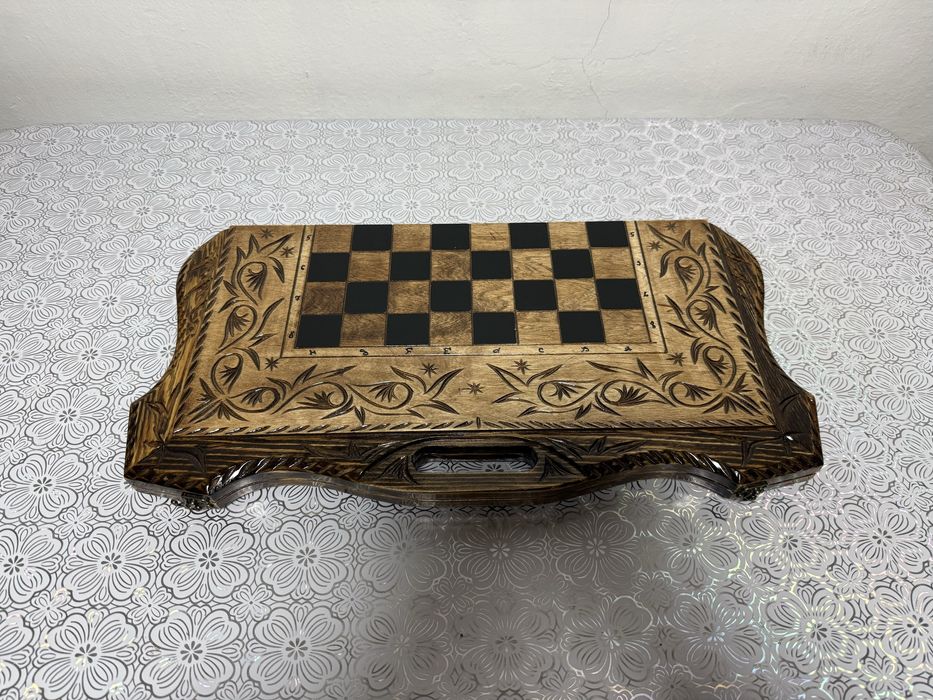 Нарды-шахматы ручной работы