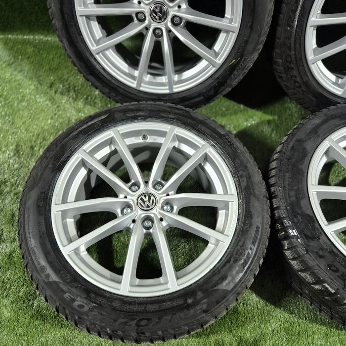 Jante Volkswagen R 17 5x112 225 50 17 Pirelli m+s, Golf, Passat,Sharan
