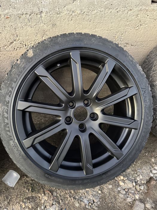 Cârlig Audi A4/A5, roată de rezervă slim, jante aliaj R18 Audi