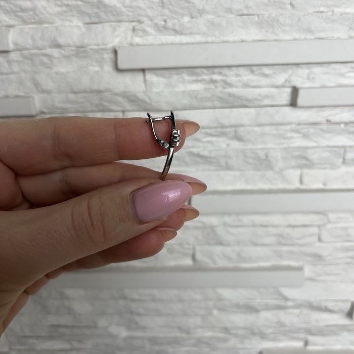 Сребърни обеци със сертификат