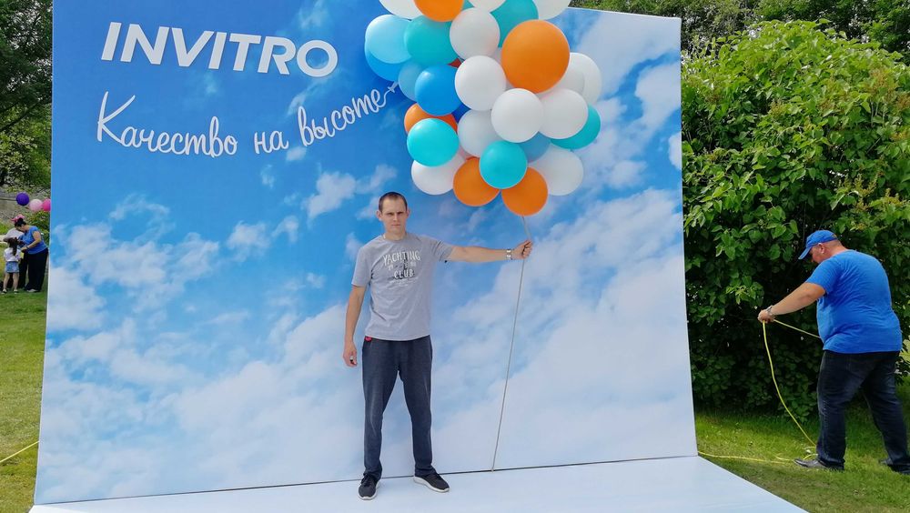 Фотозона Баннер/пресс-вол на ферме для комерческих мероприятий