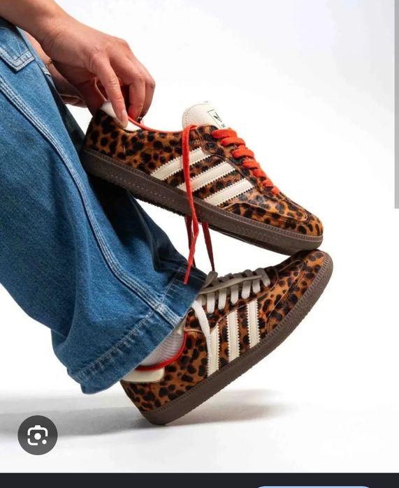 Adidas Samba Leopard print