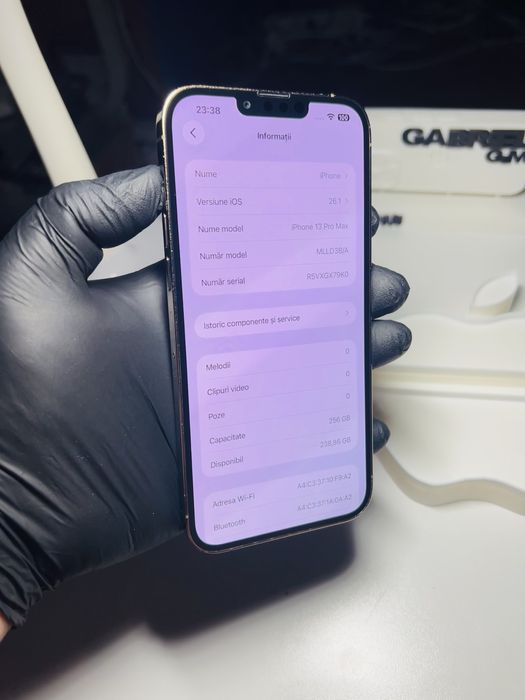 Iphone 13 pro mac gold 256 gb 100% bat Garantie