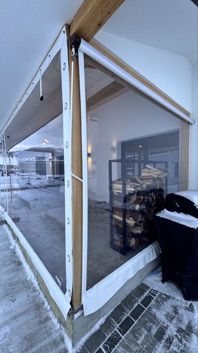 Prelata transparenta folie cristal foisoare