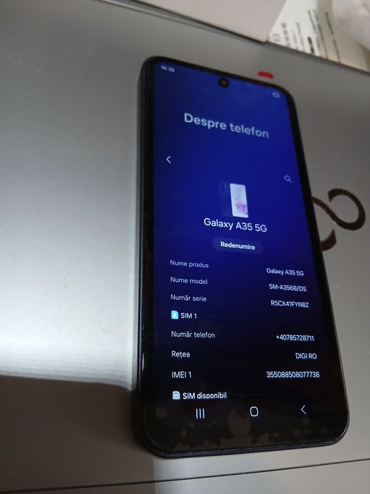 Samsung Galaxy A35.Rog citire anunt.