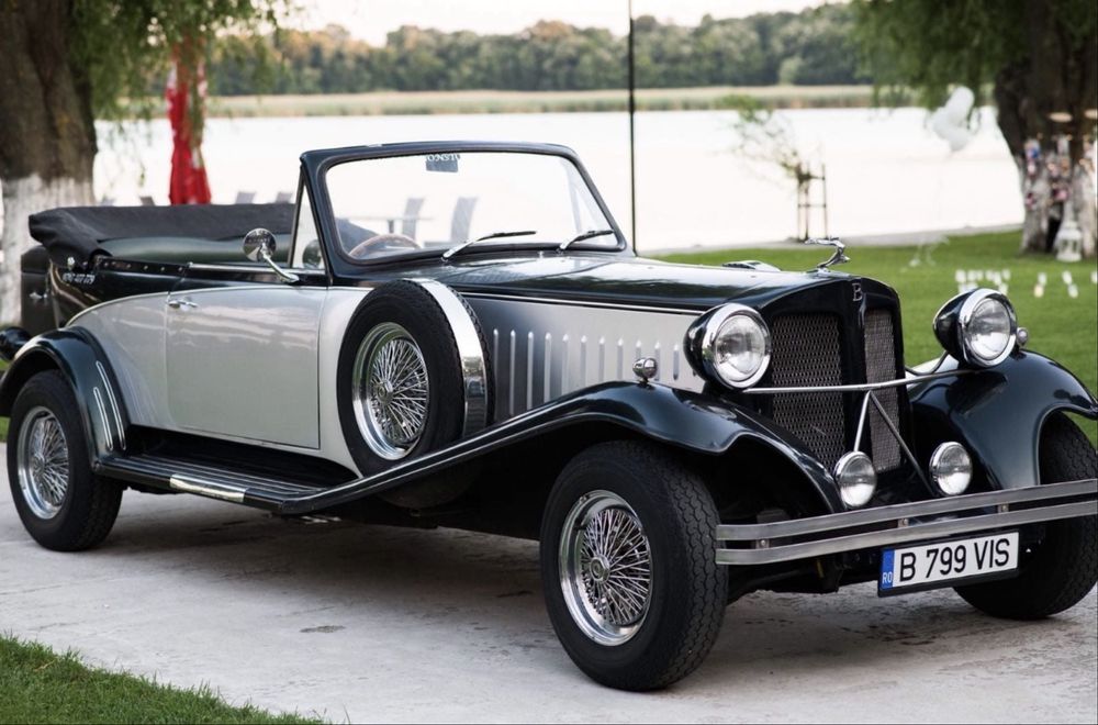 Masina de epoca decapotabila de inchiriat / limuzine retro vintage