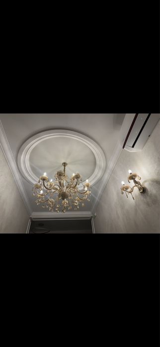 Candelabru lustra cristal si aplici