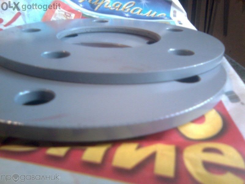 продавам 2 , нови, стоманени фланци за мерцедес,ауди, дебелина 5мм, 5x