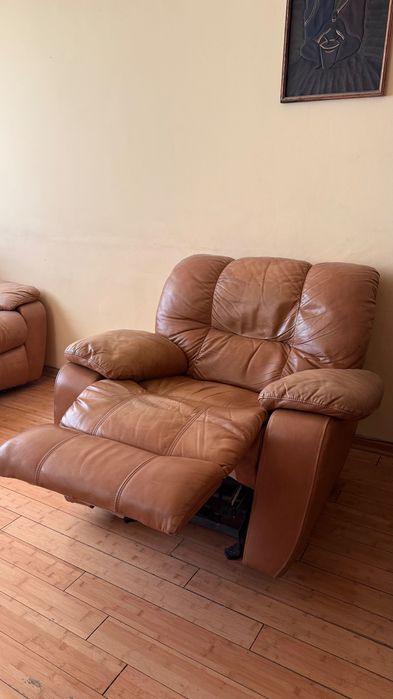 Кожен фотьойл с релакс механизъм(100x100)