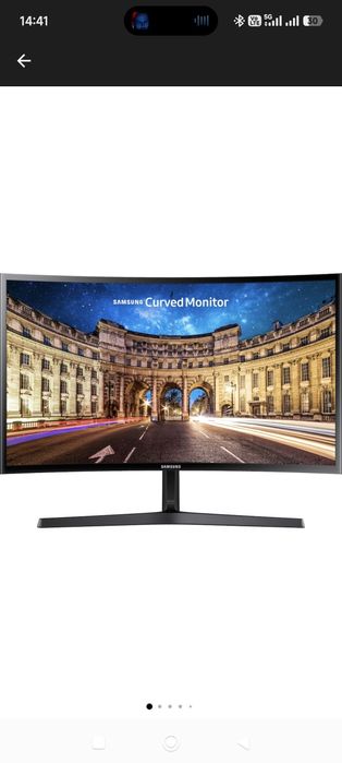 Монитор Samsung 24' Curved LC24F396FHRXEN