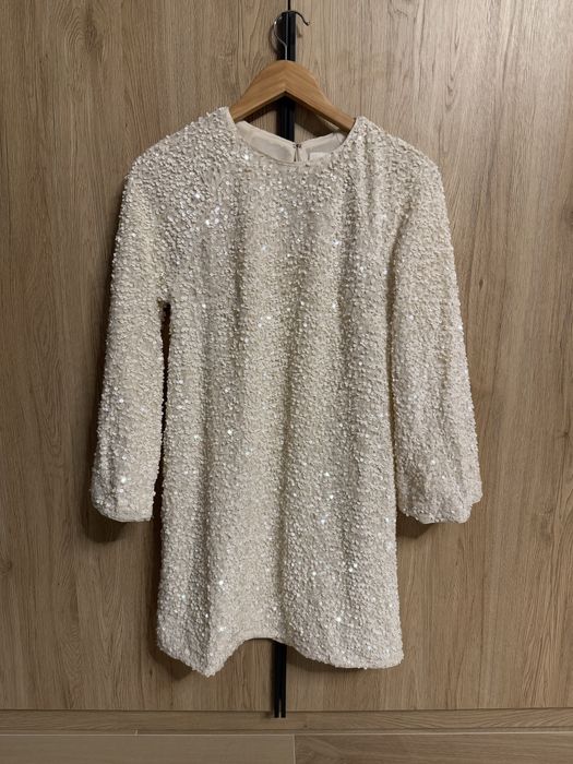 Рокля с пайети h&m
