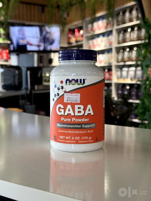 Now gaba pure powder 170 g  для сна.  и увеличения гармон роста