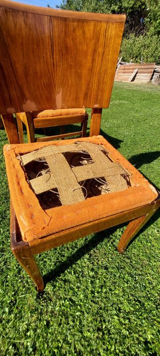 Масивни трапезни столове 9бр