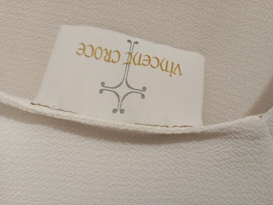 Нова  Vincent Croce спортно елегантна дамска италианска блуза