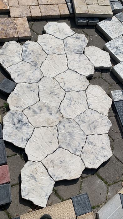 Брусчатка, тротуарная плитка, бордюры