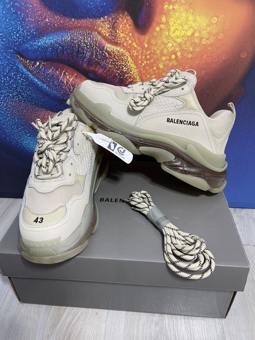 Adidasi Balenciaga Triple S piele naturala Premium Full Box