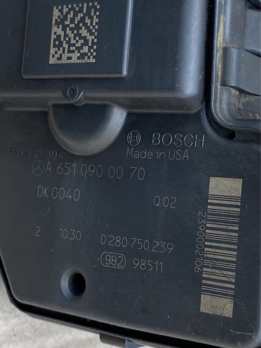 Clapeta acceleratie Mercedes C CLS E GLK ML : 2.2 Euro 5