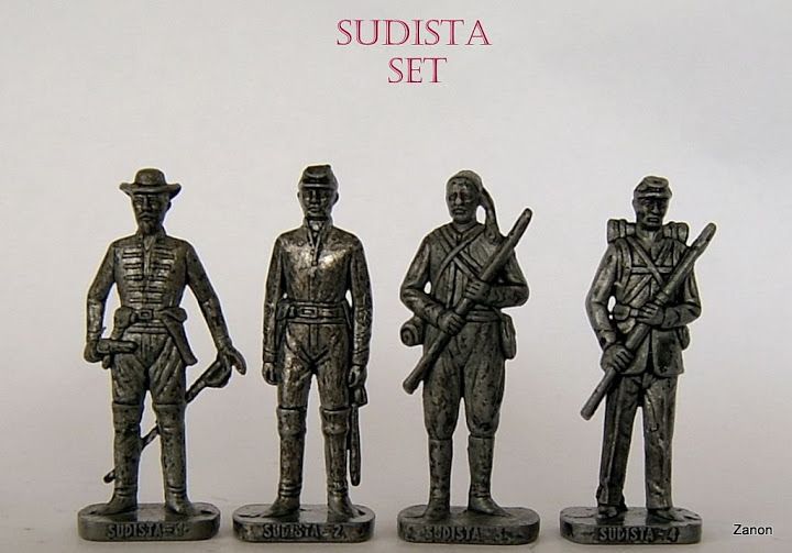 Метални фигурки и фигурки на войници от шоколадови яйца Киндер Сюрприз