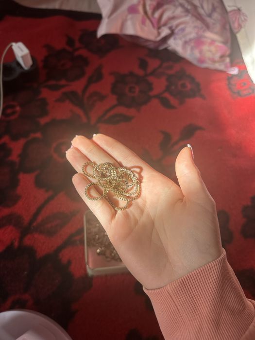 Set aur 14K lanț+ brățară tennis