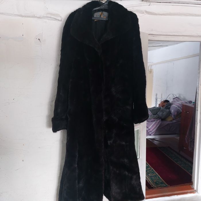 шуба норка длинная