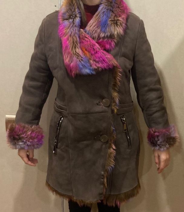 Дублёнка натуральная кожа и овчина