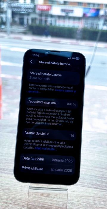 Iphone 16e baterie 100%