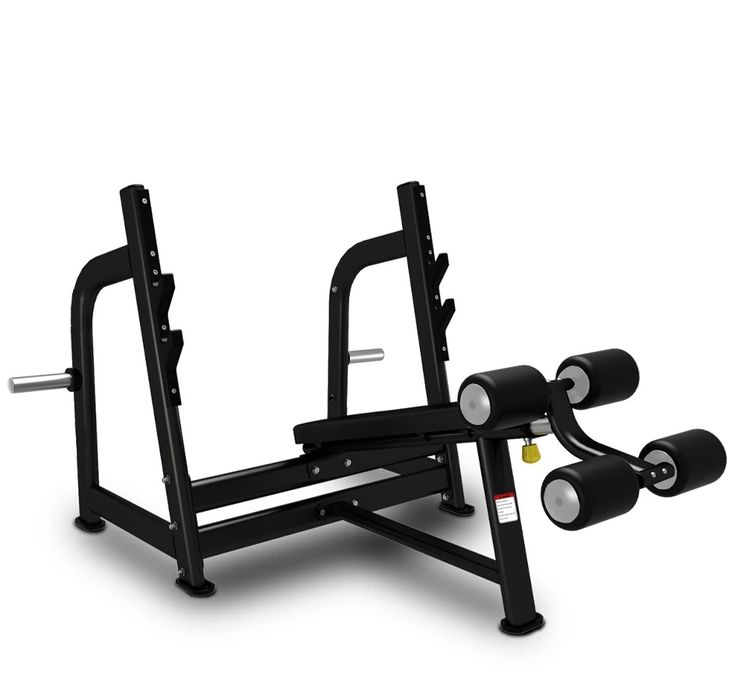 Скамья жим лёжа отрицательным наклоном профессиональный