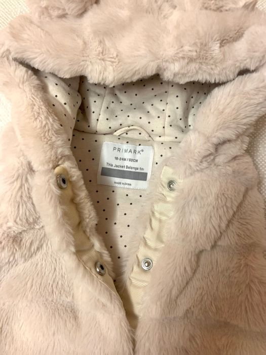 Пухкаво бебешко елече Primark с ушички 18-24 м (92 см) – Като НОВО