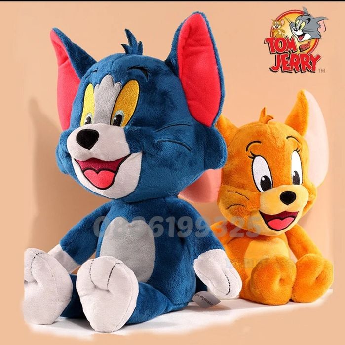 Комплект плюшена играчка Том и Джери Tom and Jerry плюшени играчки