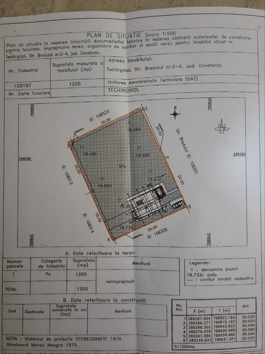 constructie cu teren in concesiune Techirghiol 1200mp