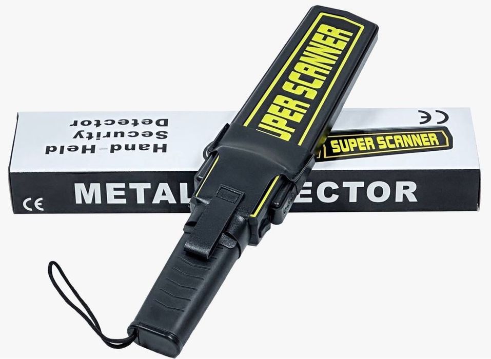 Ручной металлодетектор Super Scanner для охраны и досмотра
Металлодете