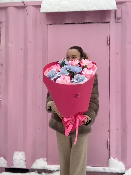 Мыльные Розы декоративные цветы