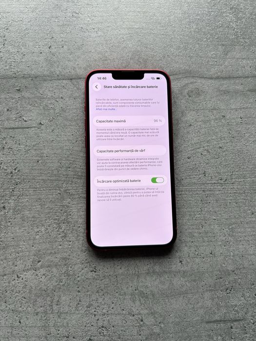 Vand iPhone 13 128gb 96% CA NOU