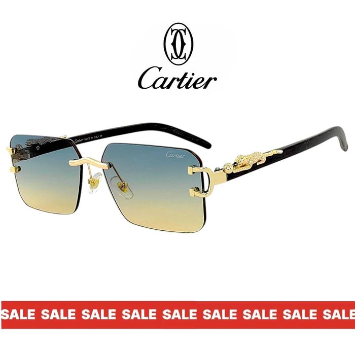 Cartier Panthera – Унисекс слънчеви очила 2026 с златна пантера