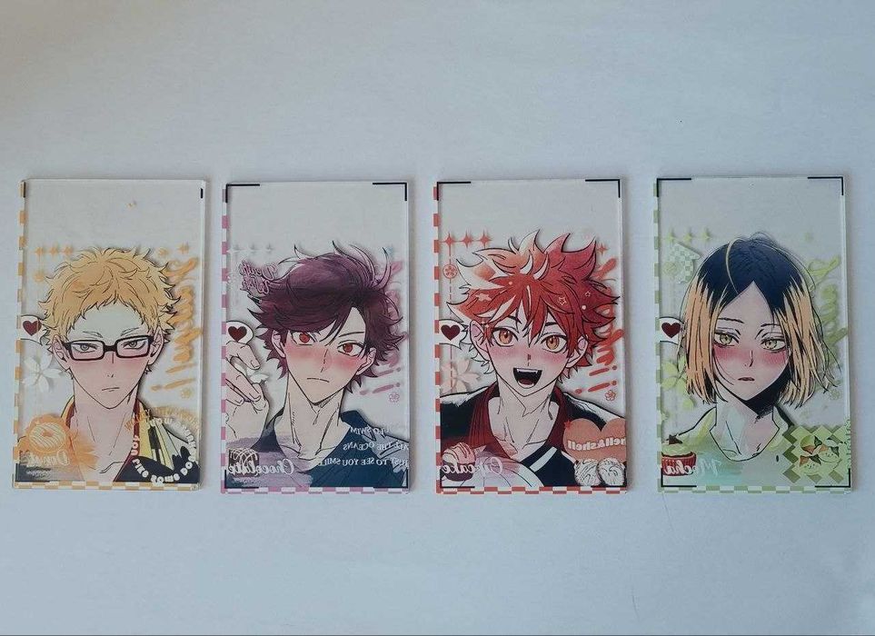Keychains and Acrylic pictures with Haikyuu!!