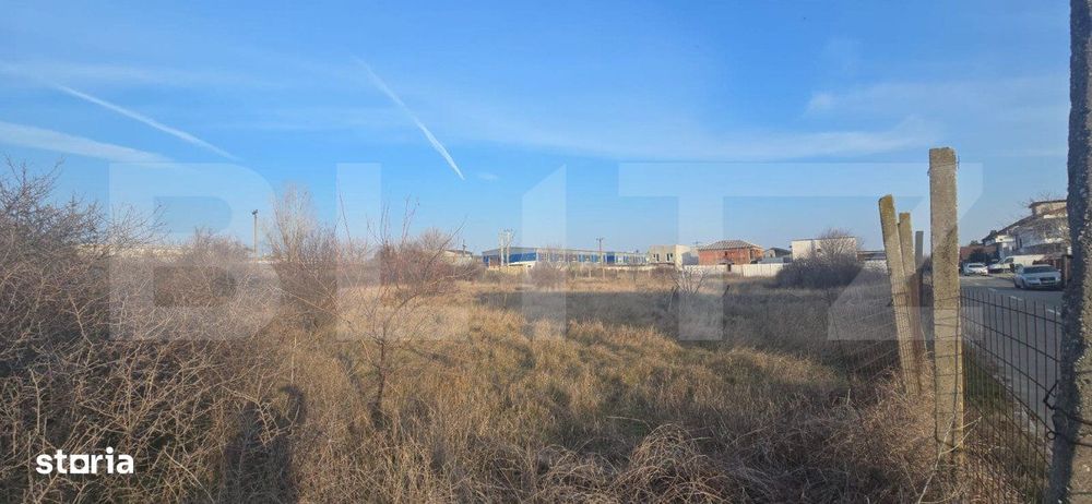 Teren intravilan, 4567 mp, front 80 metri liniari, zona Ford