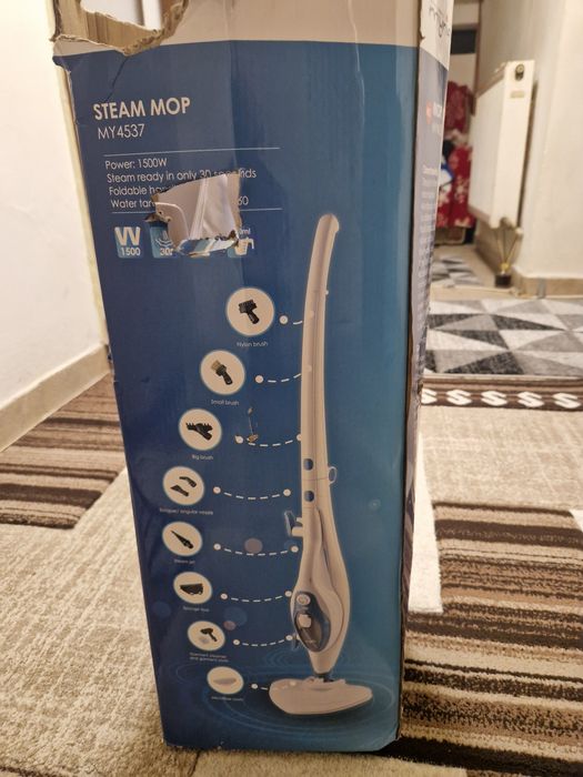 Mop cu abur nou în cutie cu garanție