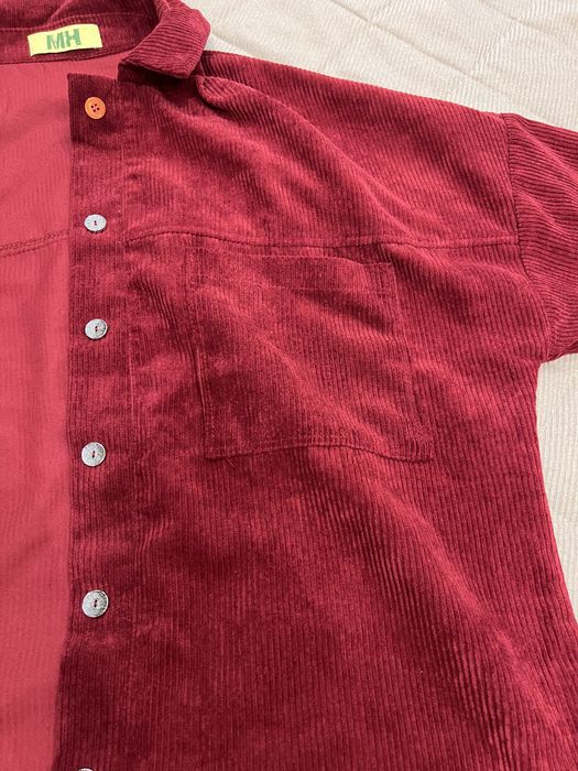 Рубашка вельветовая в идеальном состоянии